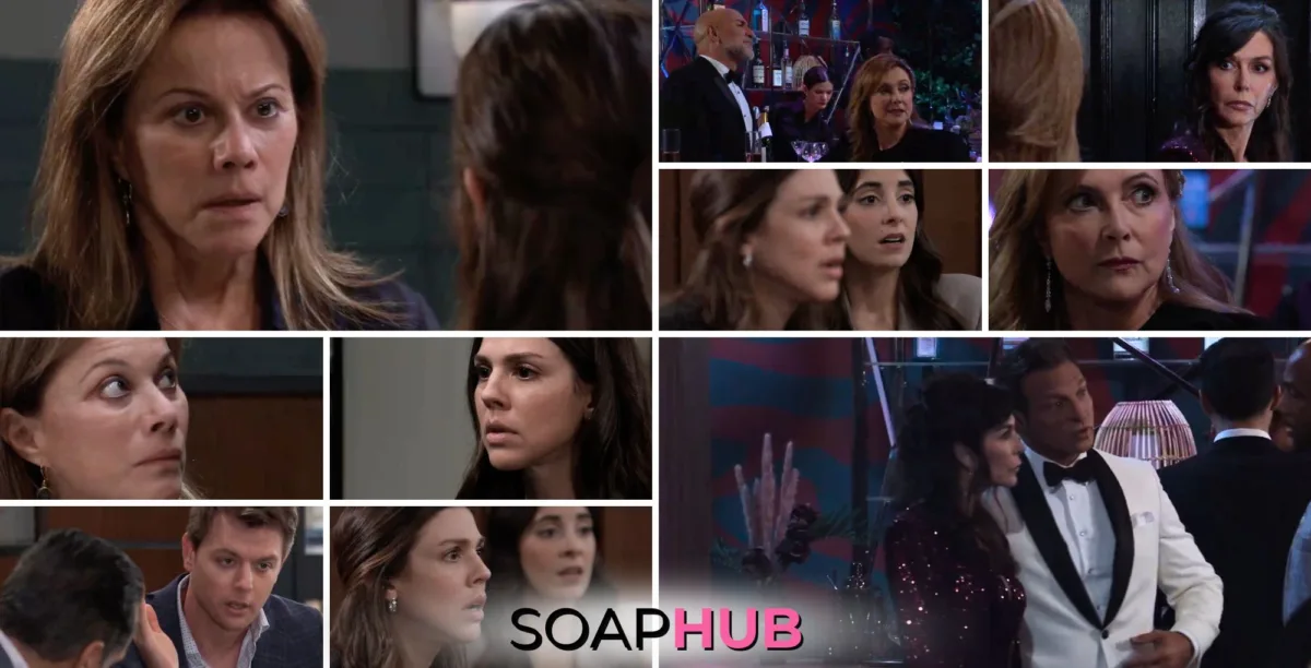 General Hospital spoilers weekly video preview collage for the week of September 16, with the Soap Hub logo