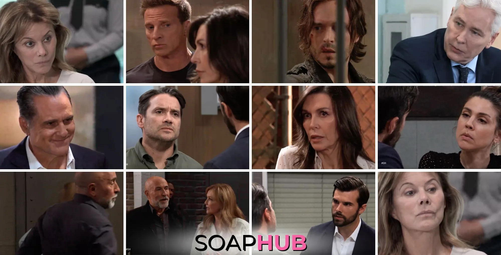 General Hospital spoilers preview collage for the week of September 23, with the Soap Hub logo