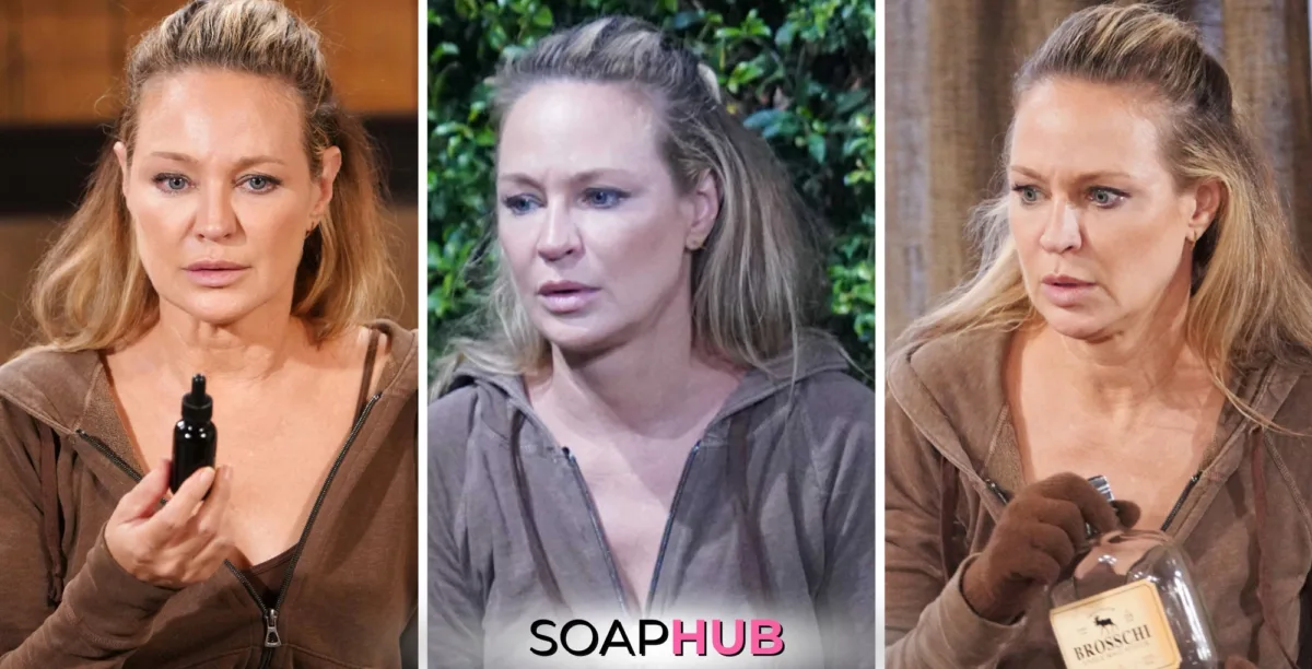 Weekly Young and the Restless Recap September 23-27 Sharon with the Soap Hub logo.