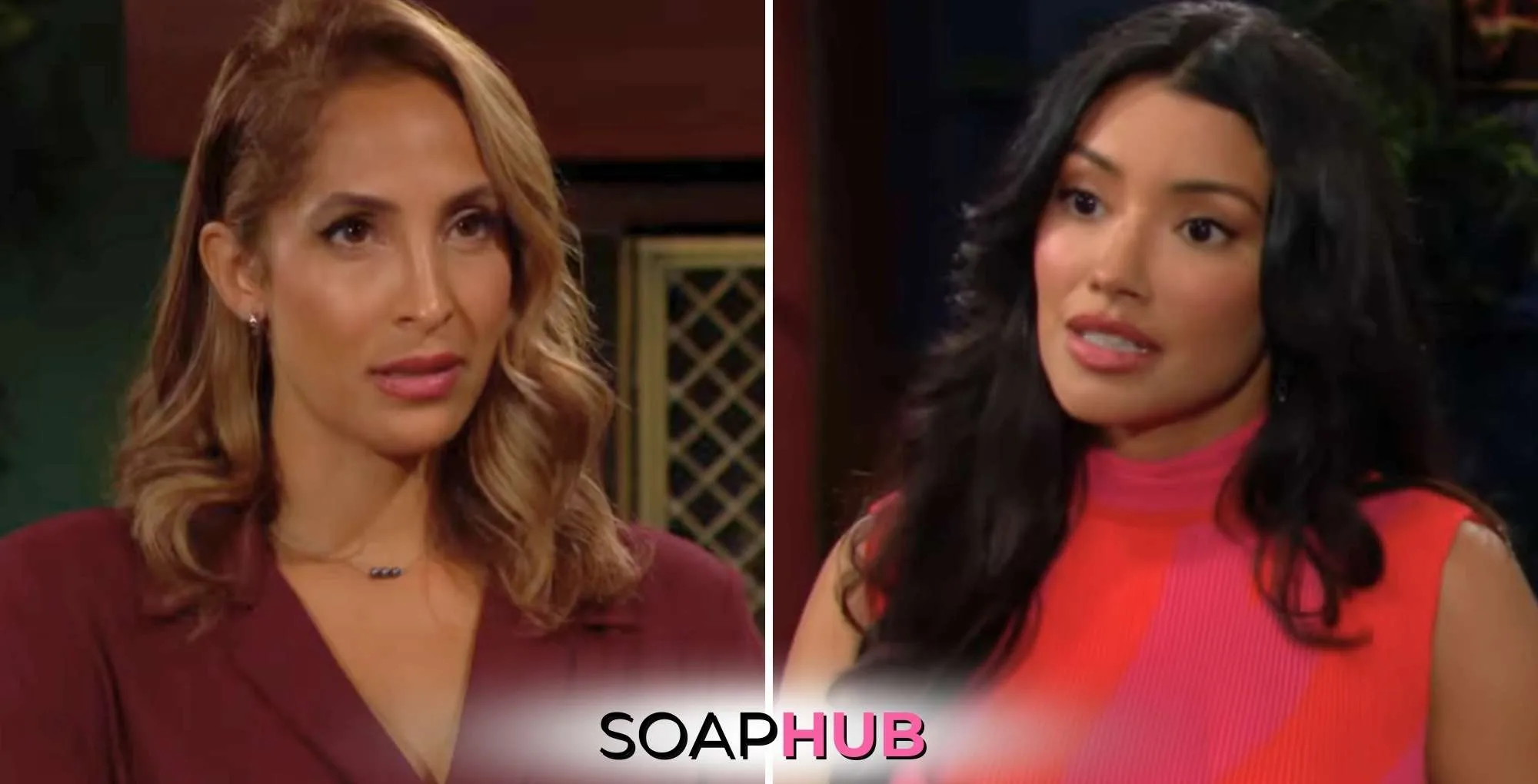 The Young and the Restless September 9 with Lily, Audra, and the Soap Hub logo.