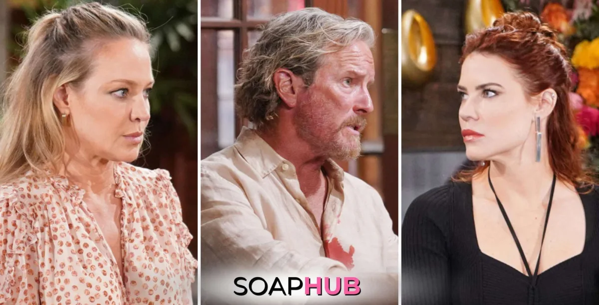 Weekly Young and the Restless Recap September 30-October 4 with the Soap Hub logo.