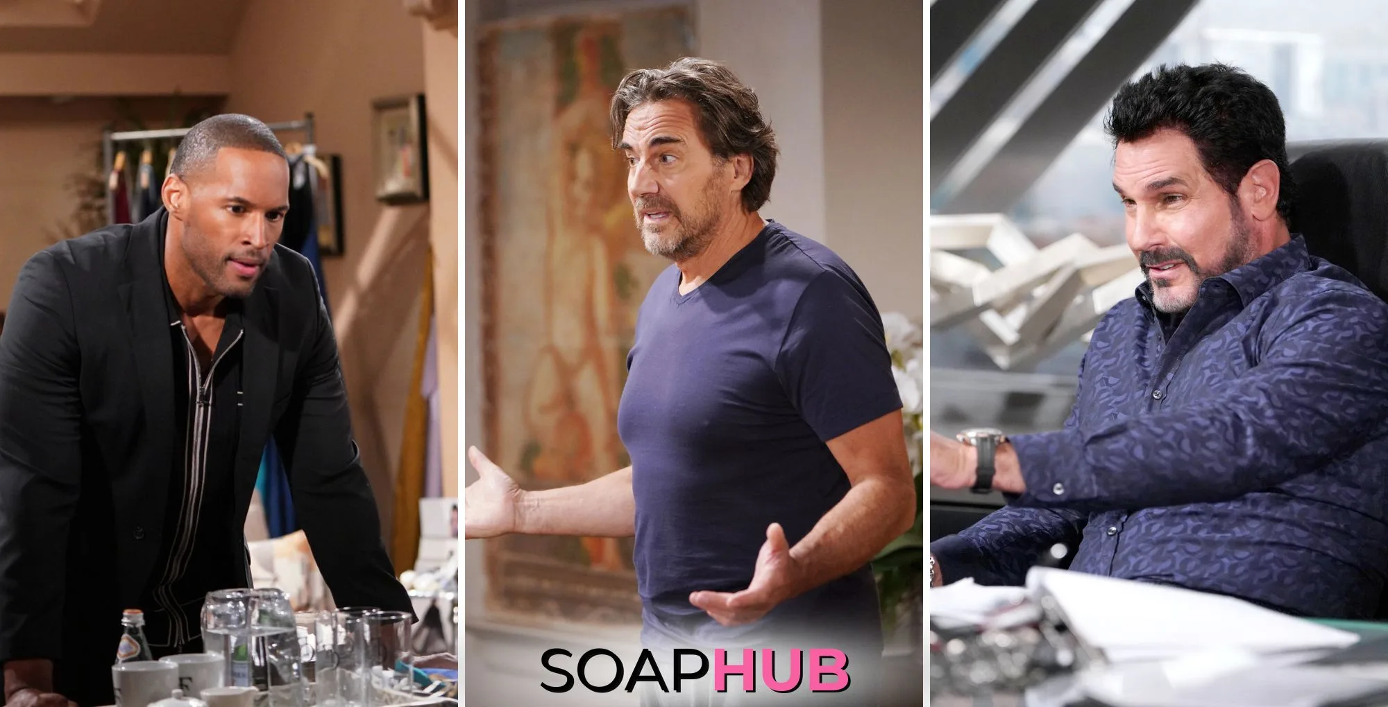 Weekly Bold and the Beautiful Recap October 14-18 with the Soap Hub logo.