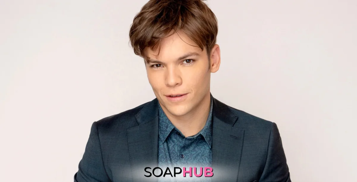 The Bold and the Beautiful's Joshua Hoffman with the Soap Hub logo across the bottom.