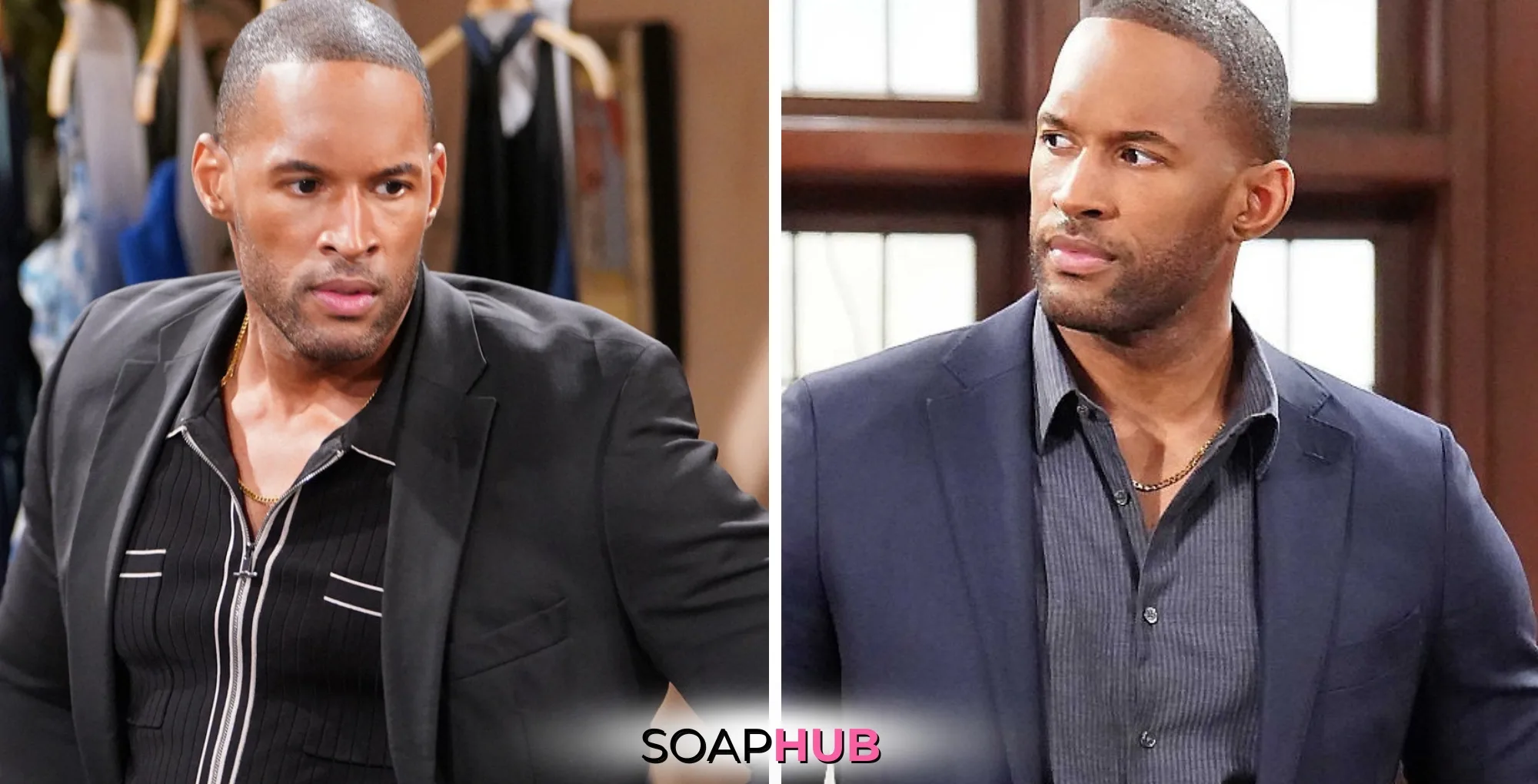 Bold and the Beautiful Spoilers for Friday, October 25 Feature Carter with the Soap Hub Logo Across the Bottom.