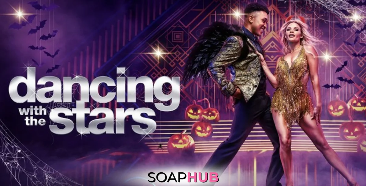 Image of Dancing With the Stars Halloween Night with the Soap Hub logo.