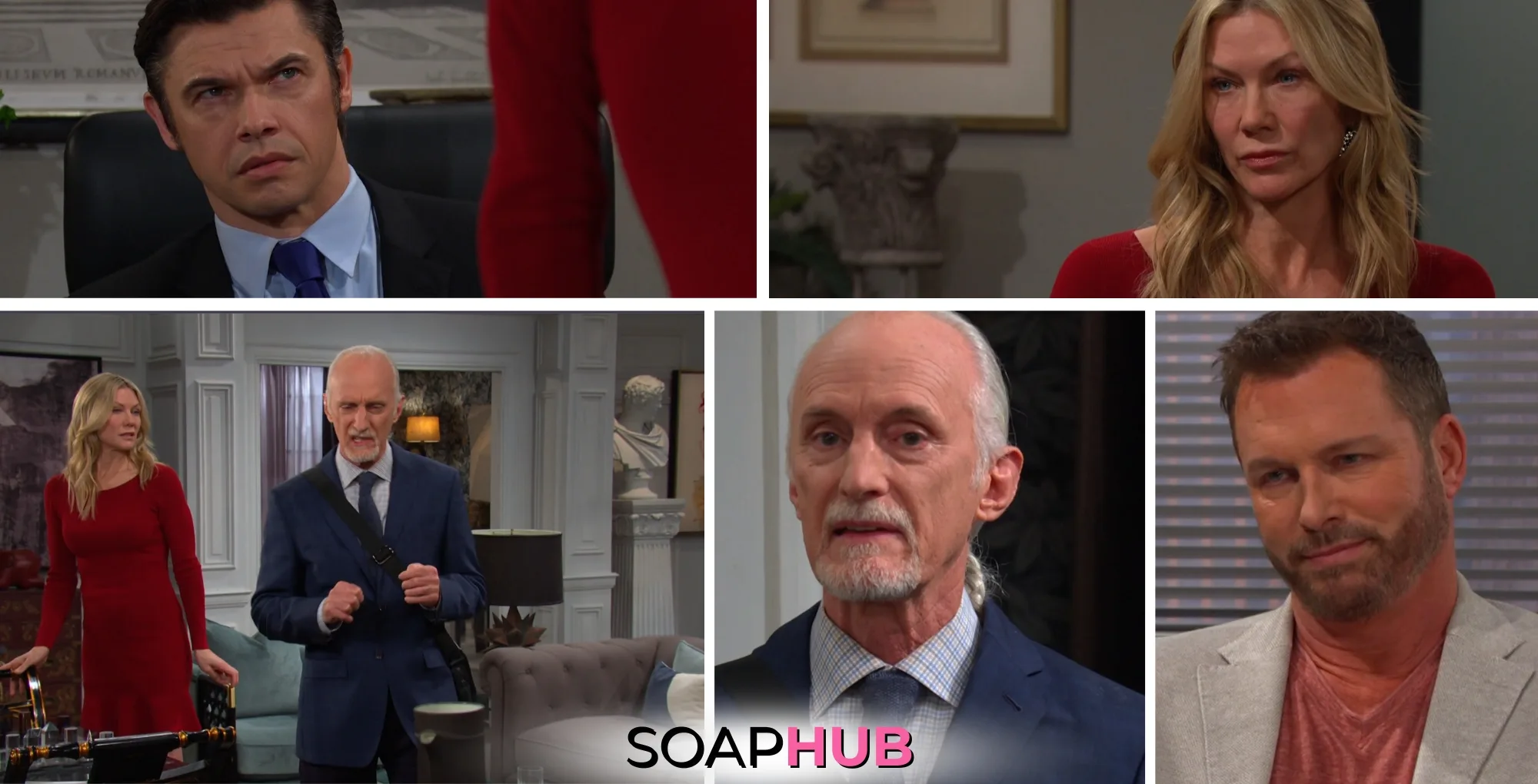 Collage of the Thursday, October 3, episode of Days of Our Lives, with Soap Hub Logo