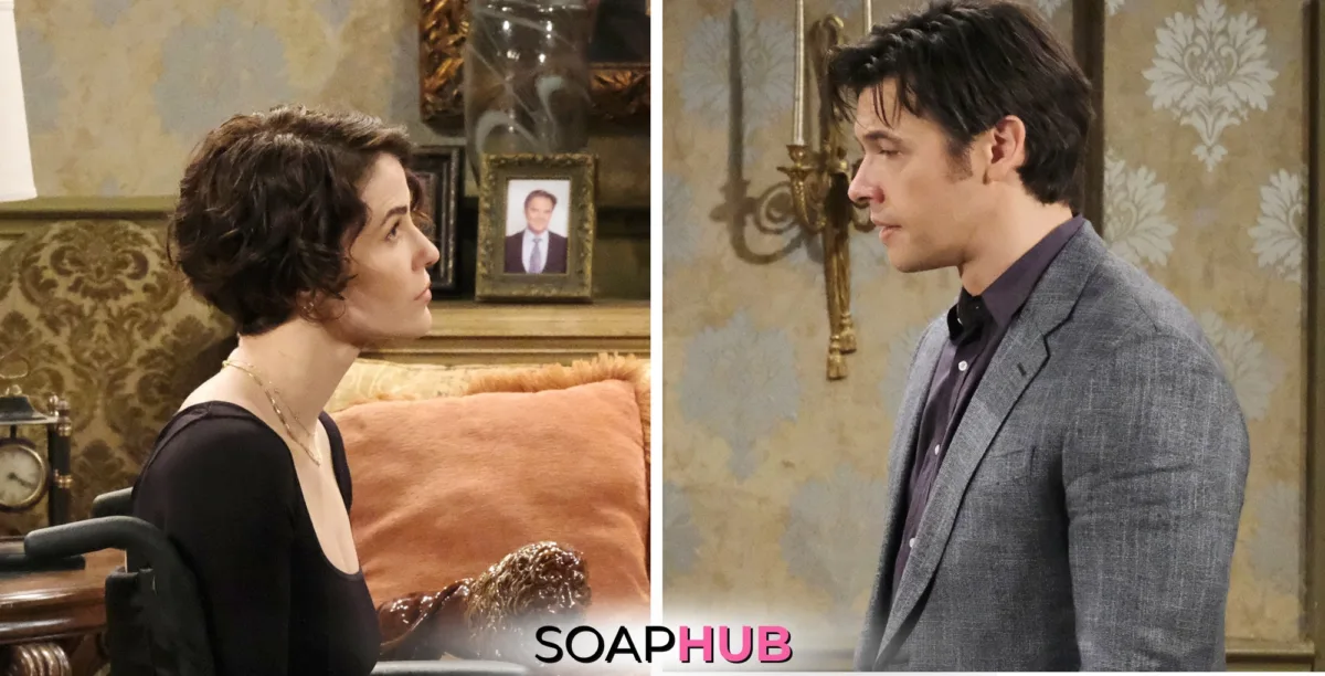 Spoiler photos for the October 17, 2024 episode of Days of our Lives with the Soap Hub logo across the bottom.