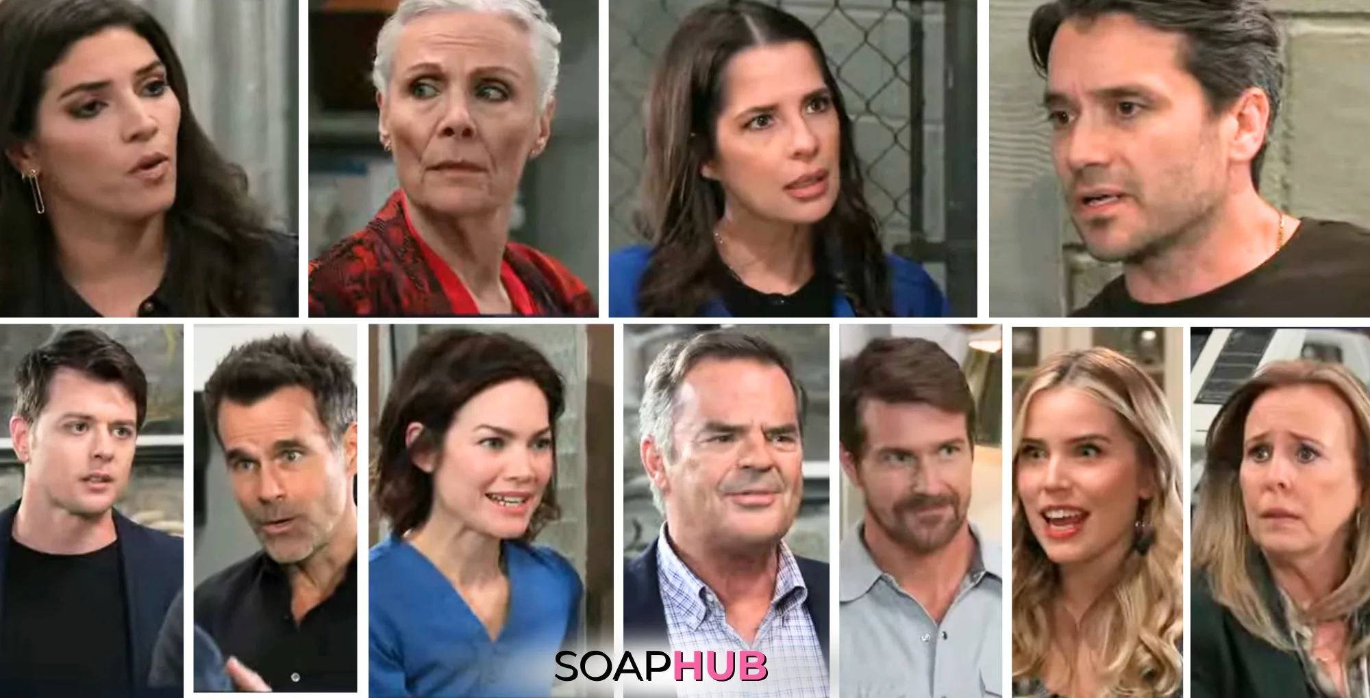 General Hospital Tuesday, October 15, 2024, episode, with the Soap Hub logo