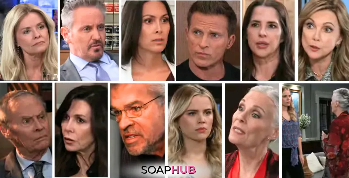 General Hospital preview collage for Wednesday, October 16, 2024, episode, with the Soap Hub logo