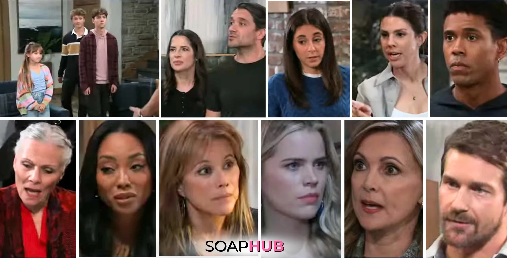 General Hospital preview collage for Thursday, October 17, 2024, episode, with the Soap Hub logo