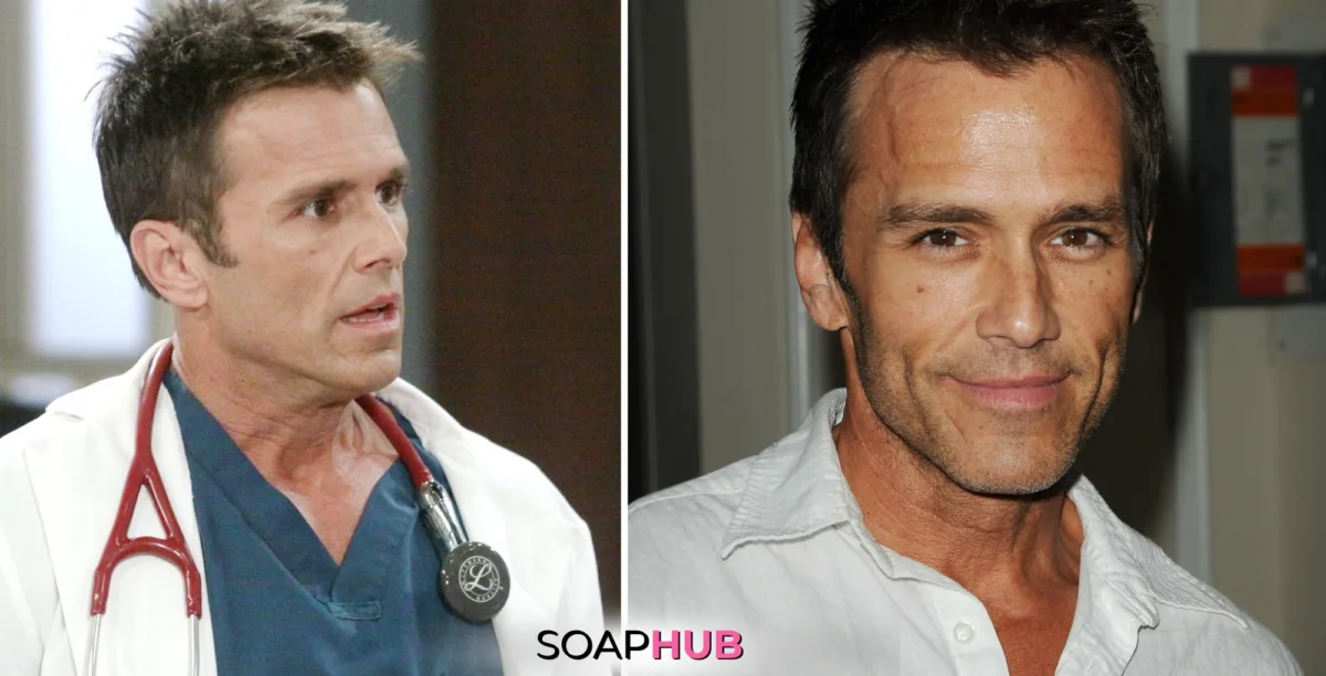 General Hospital's Scott Reeves with the Soap Hub logo across the bottom.