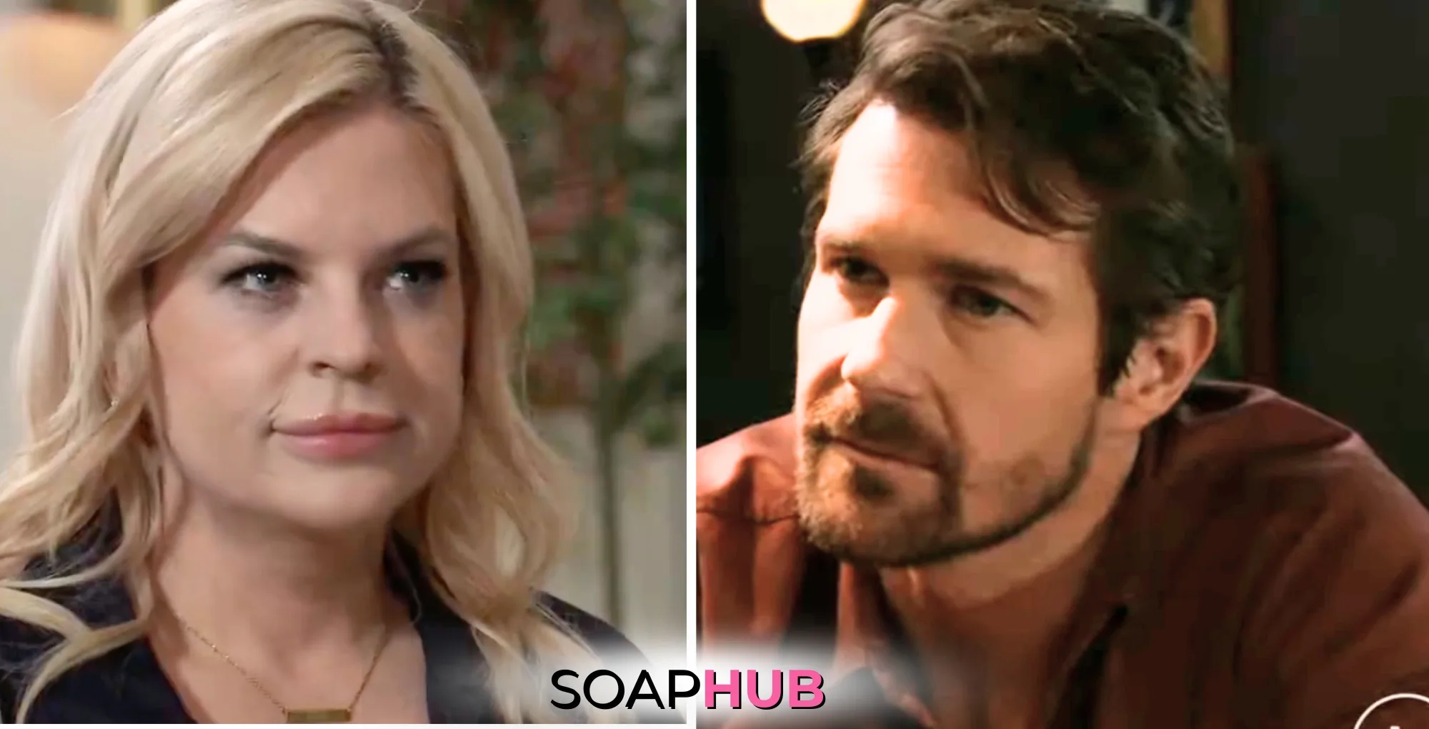 General Hospital spoilers for Wednesday, October 30, 2024, featuring Cody and Maxie, with the Soap Hub logo