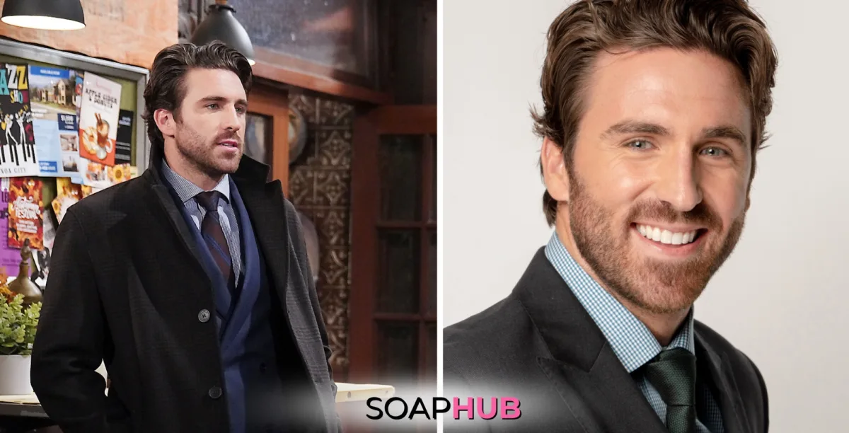 The Young and the Restless Conner Floyd with Soap Hub logo.