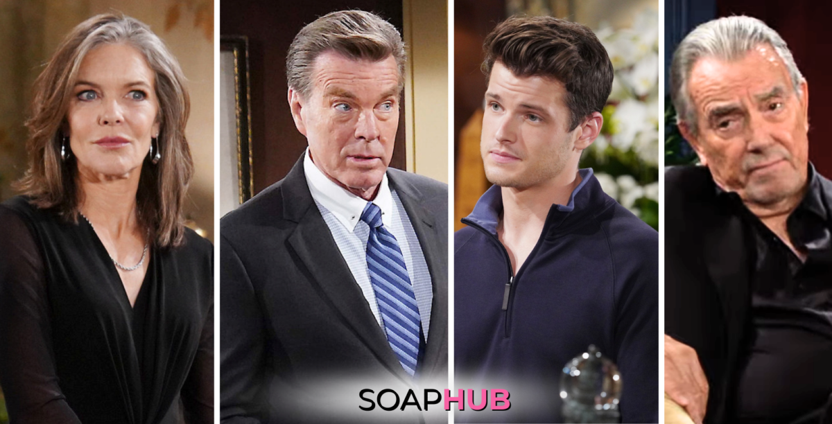 Young and the Restless' Diane, Jack, Kyle, and Victor