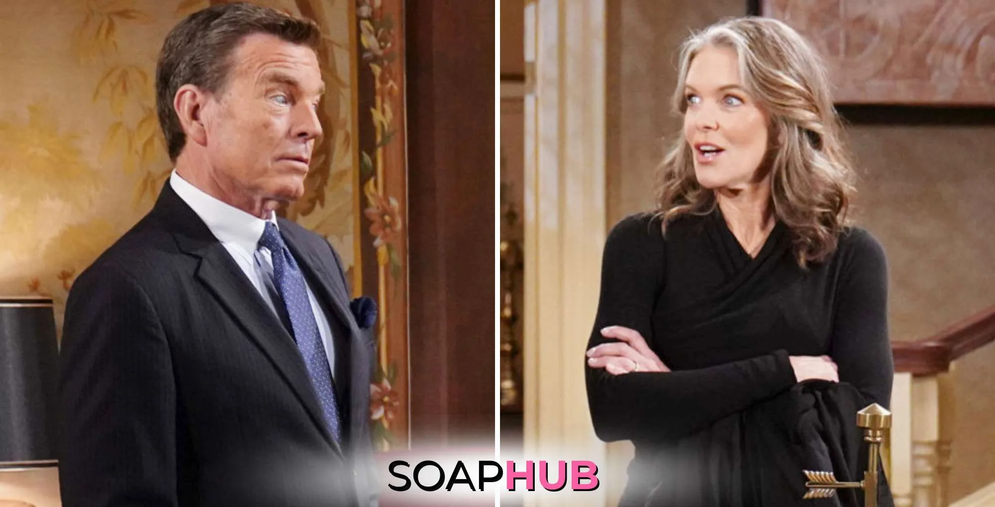 Diane and Jack Young and the Restless October 24 with the Soap Hub logo.