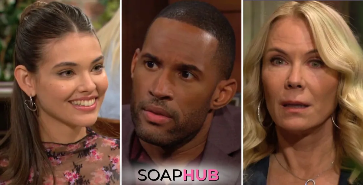 Weekly Bold and the Beautiful Recap November 18-22, with the Soap Hub logo.