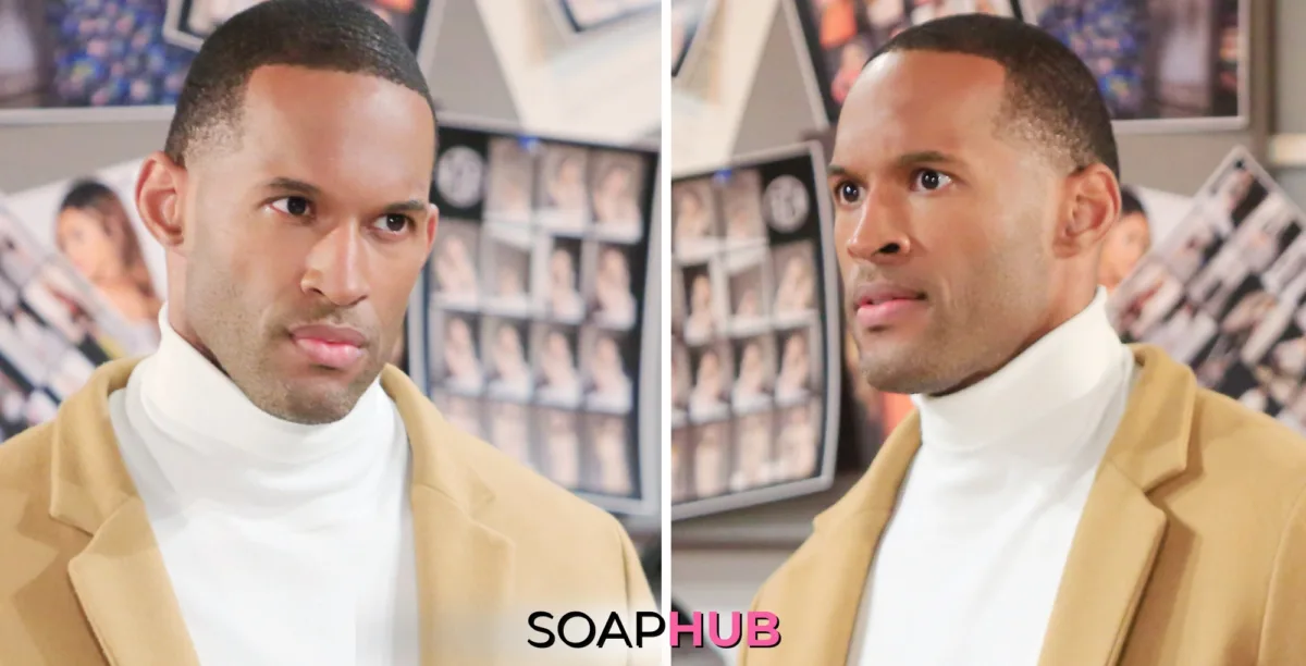 Image of Bold and the Beautiful's Carter with the Soap Hub logo.