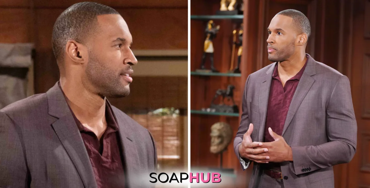 Image of Bold and the Beautiful's Carter with the Soap Hub logo.