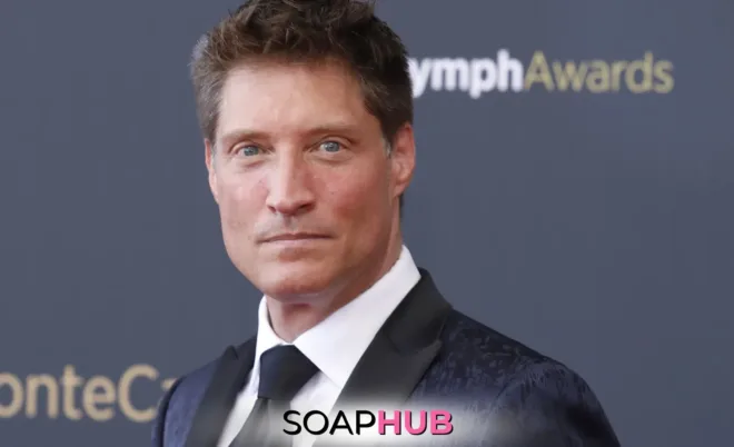 The Bold and the Beautiful's Sean Kanan with the Soap Hub logo across the bottom.