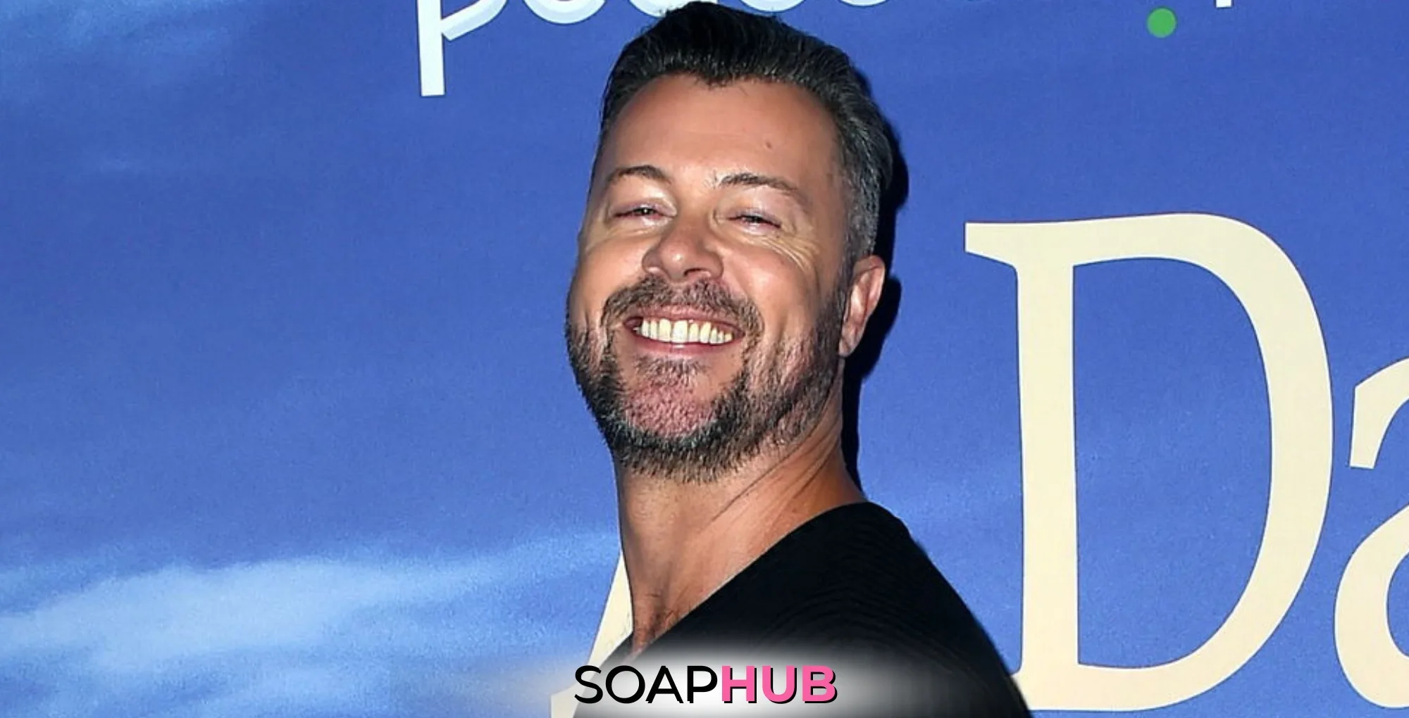 Days of Our Lives' Dan Feuerriegel with the Soap Hub logo across the bottom.