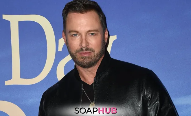 Image of Days of our Lives Eric Martsolf with the Soap Hub logo.