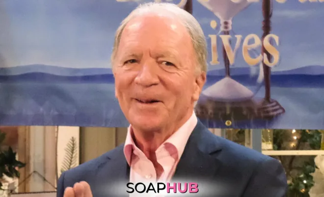 Days of Our Lives' Ken Corday with the Soap Hub logo across the bottom.