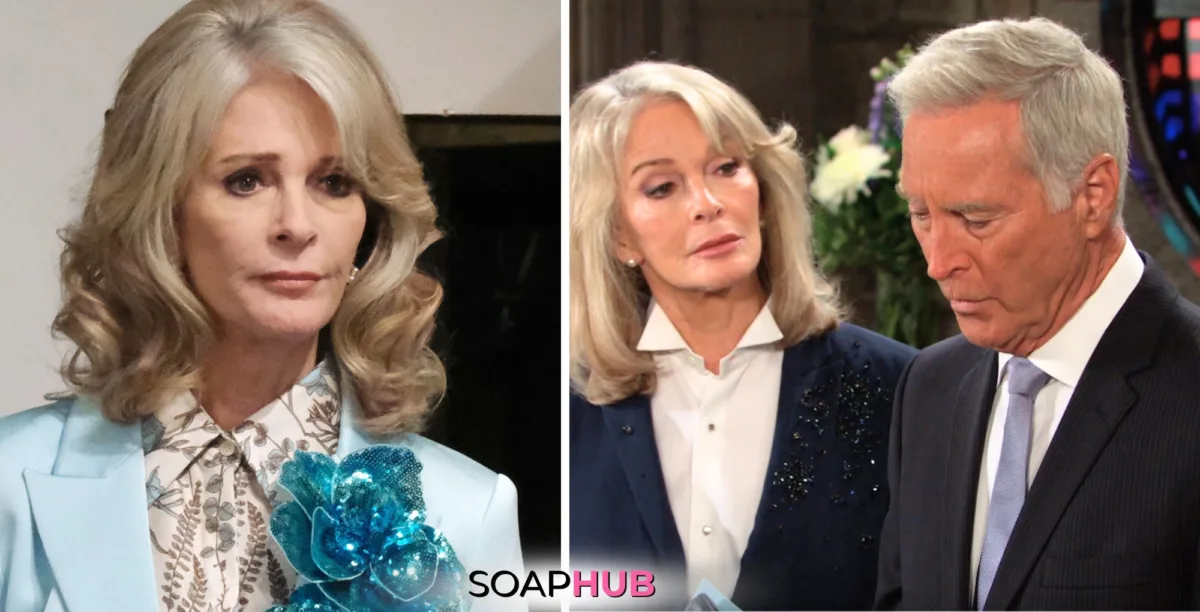 Days of our Lives Spoilers November 8 Marlena ,John, and the Soap Hub logo.