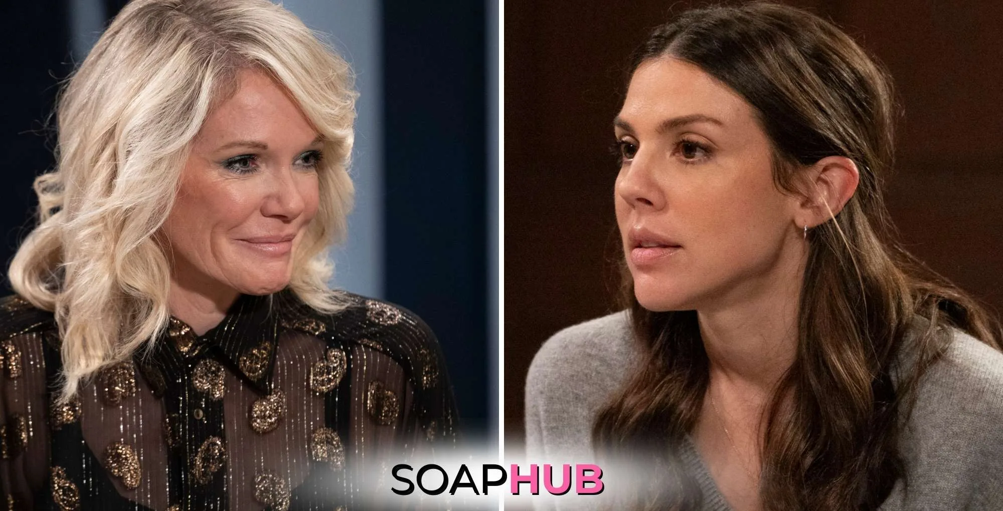 Ava's trial begings and Kristina takes the stand, in General Hospital spoilers for November 25, 2024, with the Soap Hub logo