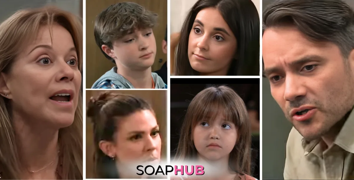 Sam's loved ones grieve for her, General Hospital spoilers for Monday, November 4, 2024, with the Soap Hub logo