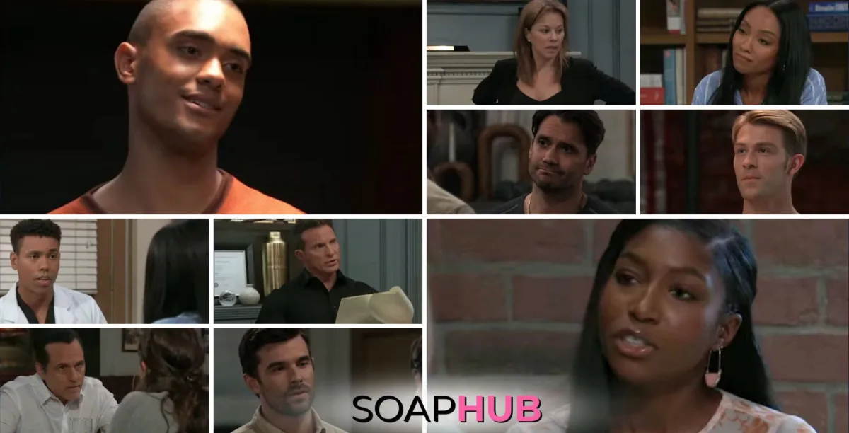 General Hospital Spoilers Preview November 21: Justice is Sought The next General Hospital spoilers video for Wednesday, November 21, 2024, shows Kai hoping to change Trina’s mind about him while Chase offers Dante some much-needed support. Coming up in Port Charles TJ (Tajh Bellow) tells Jordan (Tanisha Harper), “Alexis and I have something in common,” while Kai (Jens Austin Astrup) says to Dex (Evan Hofer), “Hope I convince my study partner of the same.” Elsewhere, Trina informs someone that her life is easier when she’s in control. Could that mean she’d rather do the art project without Kai? Or does she just want him to follow her orders on it? READ THIS: Learn more about Astrup here. Chase (Josh Swickard) tells Dante (Dominic Zamprogna), “You’re not alone, partner,” which is nice because Dante needs all the support he can get. Weekly spoilers say that Dante ponders his next move, so hopefully Chase lends some good advice. Meanwhile, Alexis (Nancy Lee Grahn) tells two different people, “You will cut the crap and start talking.” Is she talking to Ric (Rick Hearst) and Molly (Kristen Vaganos)? It’s always fun when Alexis commands a room. READ THIS: Revisit the time the Davis girls tried to fix Sam’s love life. Kristina (Kate Mansi) tells Sonny (Maurice Benard), “I don’t want to just survive. I want justice.” Much like her dad, Kristina’s not gonna stop until Ava (Maura West) pays for inadvertently causing the death of her baby. After looking at some papers, Jason asks someone, “Why wasn’t I told about this?” He’s dressed up, so he’s probably looking at Sam’s (Kelly Monaco) will, which specifies she wants Danny (Asher Antonyzyn) and Scout (Cosette Abinante) to live with Drew (Cameron Mathison). Do we smell a three-way custody battle brewing between Jason, Drew, and Alexis? READ THIS: Check out what people said at Sam’s funeral.