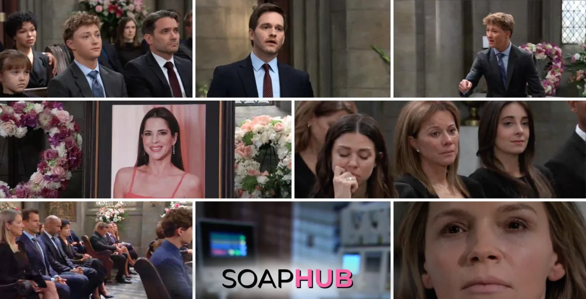 General Hospital spoilers preview collage for the week of November 18, with the Soap Hub logo