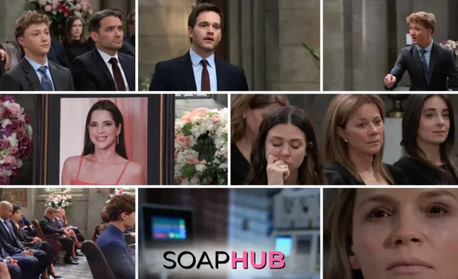 General Hospital spoilers preview collage for the week of November 18, with the Soap Hub logo