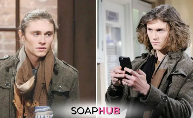 The Young and the Restless Reed Hellstrom with the Soap Hub logo.