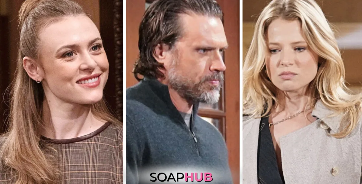 Claire, Nick, and Summer are featured players in The Young and the Restless Spoilers for the week of December 2-6, 2024. With Soap Hub logo