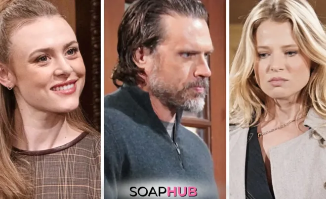 Claire, Nick, and Summer are featured players in The Young and the Restless Spoilers for the week of December 2-6, 2024. With Soap Hub logo