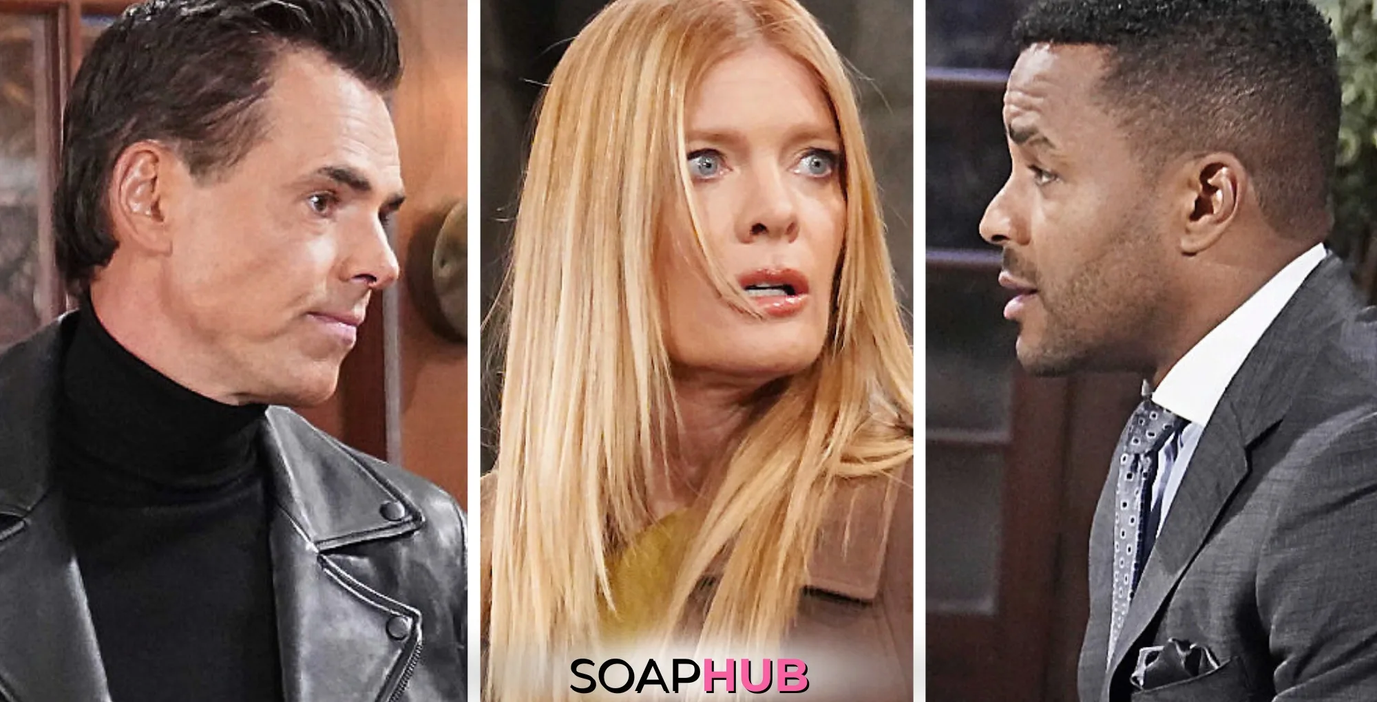 Billy, Phyllis, and Nate, are featured players in The Young and the Restless Spoilers for the week of November 4-8 2024. With Soap hub logo