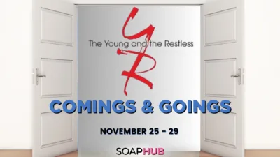 Young and the Restless Comings and Goings: Vet Back, Newcomer Returns