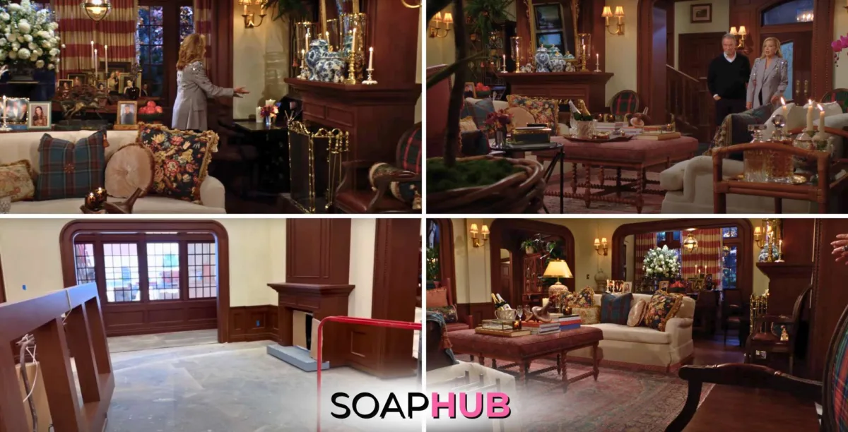 Behind-The-Scenes Look At Young and the Restless' Newman Ranch Rebuild with the Soap Hub logo.