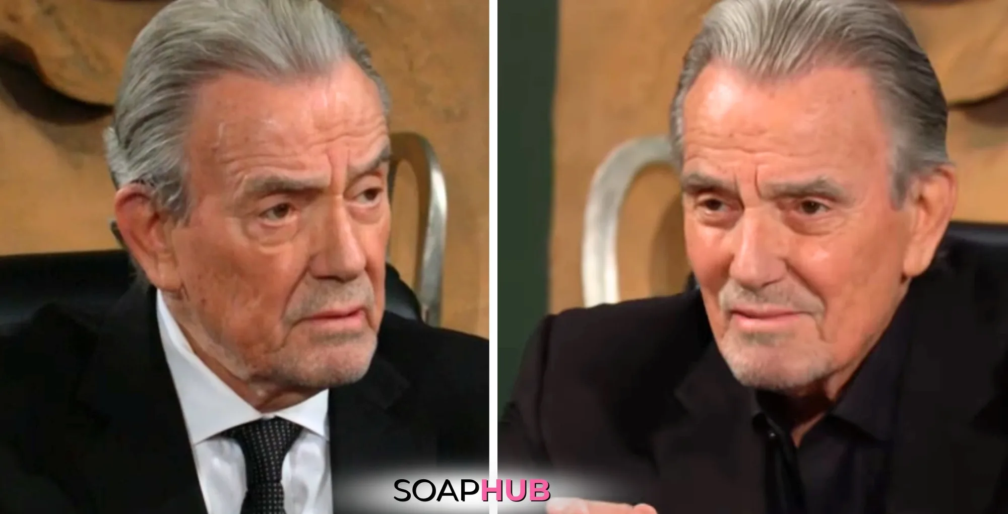 Young and Restless Spoilers November 27: Victor with the Soap Hub logo.