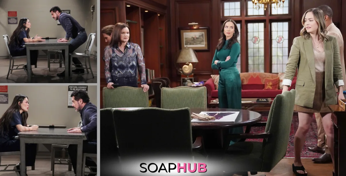 Bold and the Beautiful Spoilers Preview December 30 with the Soap Hub logo.