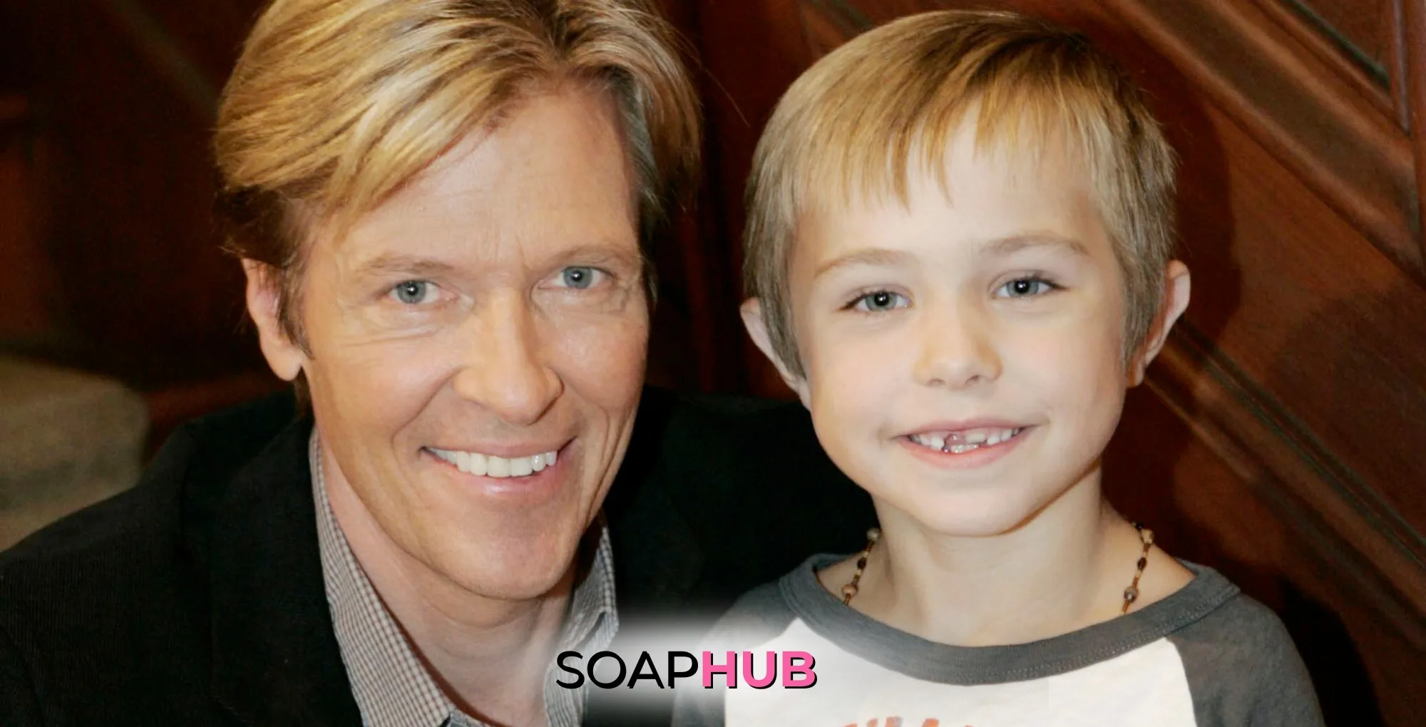 Bold and the Beautiful Nick and Jack Marone with the Soap Hub logo.