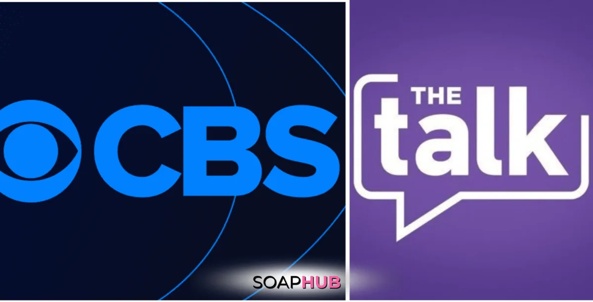 CBS and The Talk logo with the Soap Hub logo.