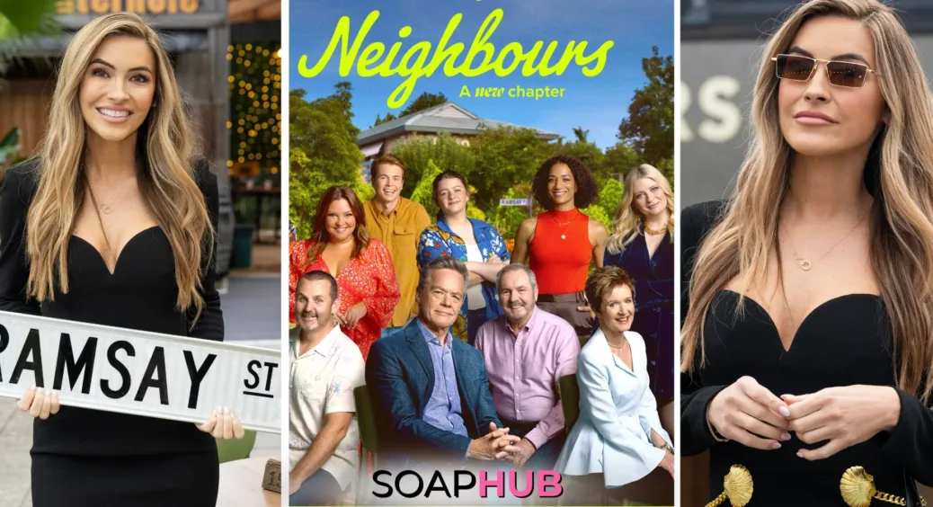 Soap Alum and Selling Sunset Star Chrishell Stause Made Her First Neighbours Appearance