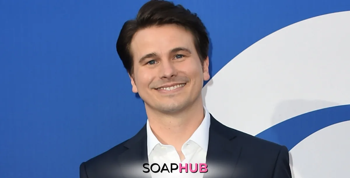 Days of Our Lives alum Jason Ritter with the Soap Hub logo across the bottom.