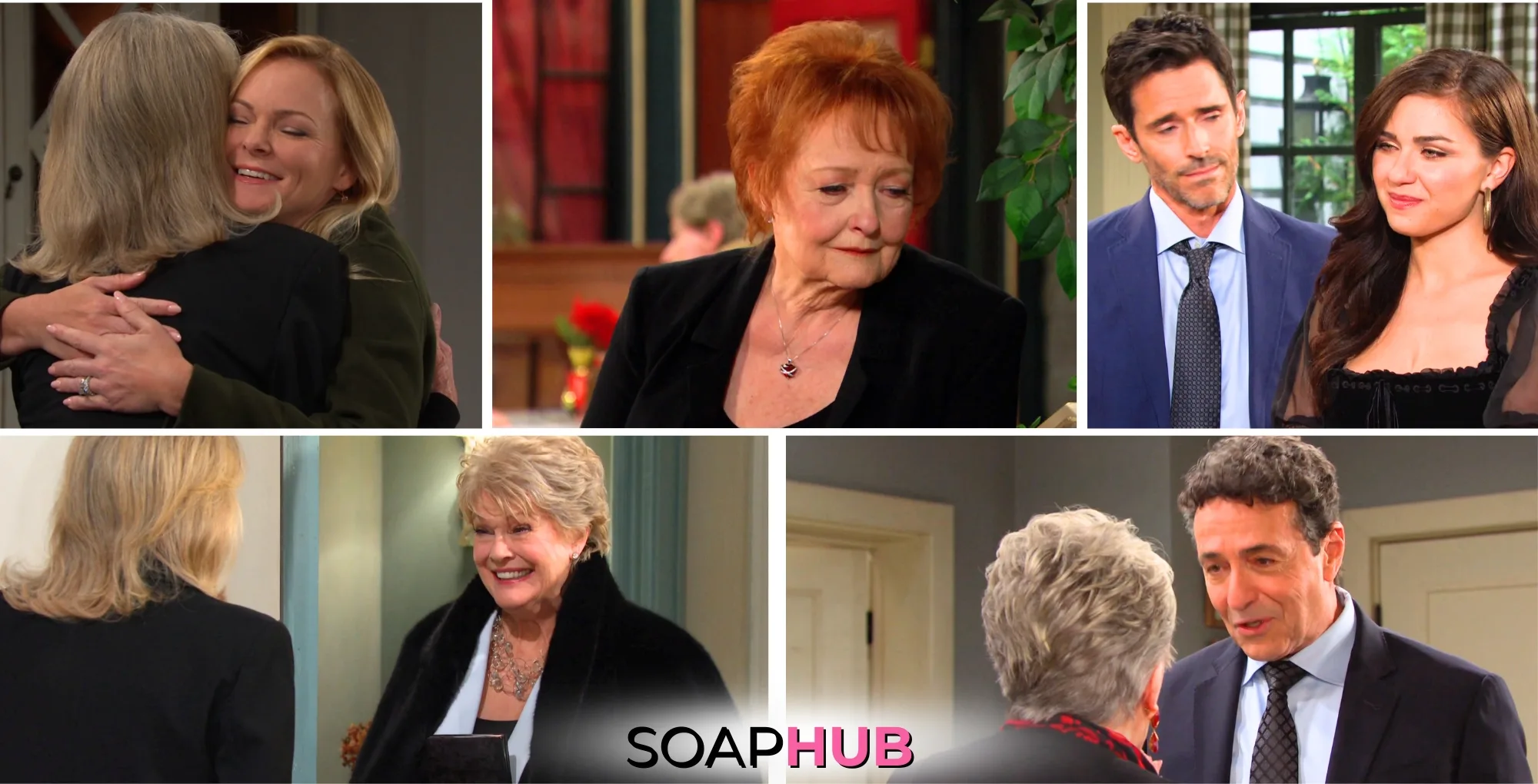 Days of our Lives recap photos for December 2 feature big returns, with Soap Hub logo