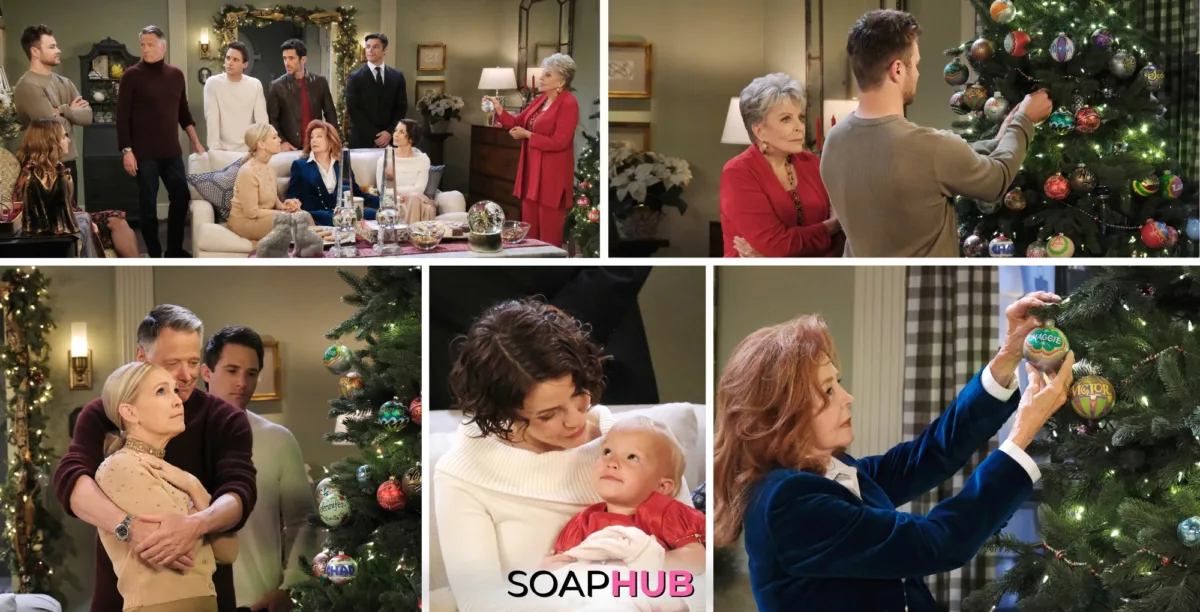 Days of our Lives Spoilers December 25 with the Soap Hub logo.