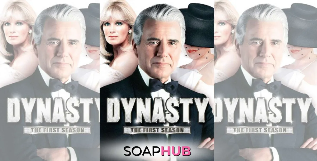 Dynasty season one with the Soap Hub logo.