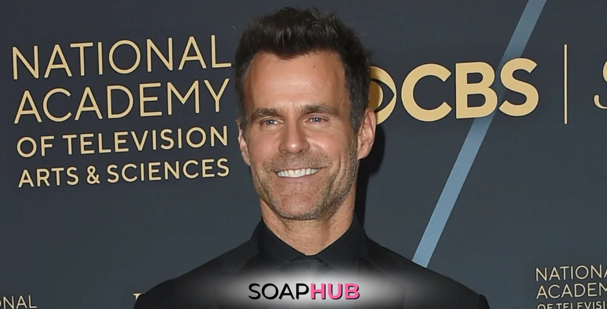 General Hospital Cameron Mathison with the Soap Hub logo.