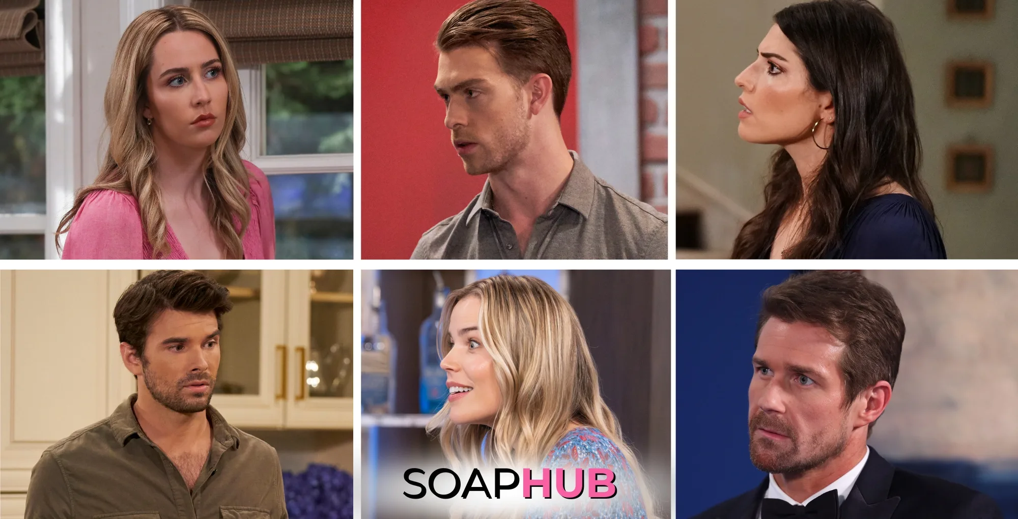 General Hospital Josslyn Dex BLQ Chase Sasha Cody with the Soap Hub logo