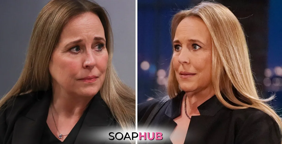 Laura breaks bad news in the spoilers for the Wednesday, December 4 episode of General Hospital, with the soap hub logo